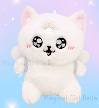 White Cat Magnetic Plushie