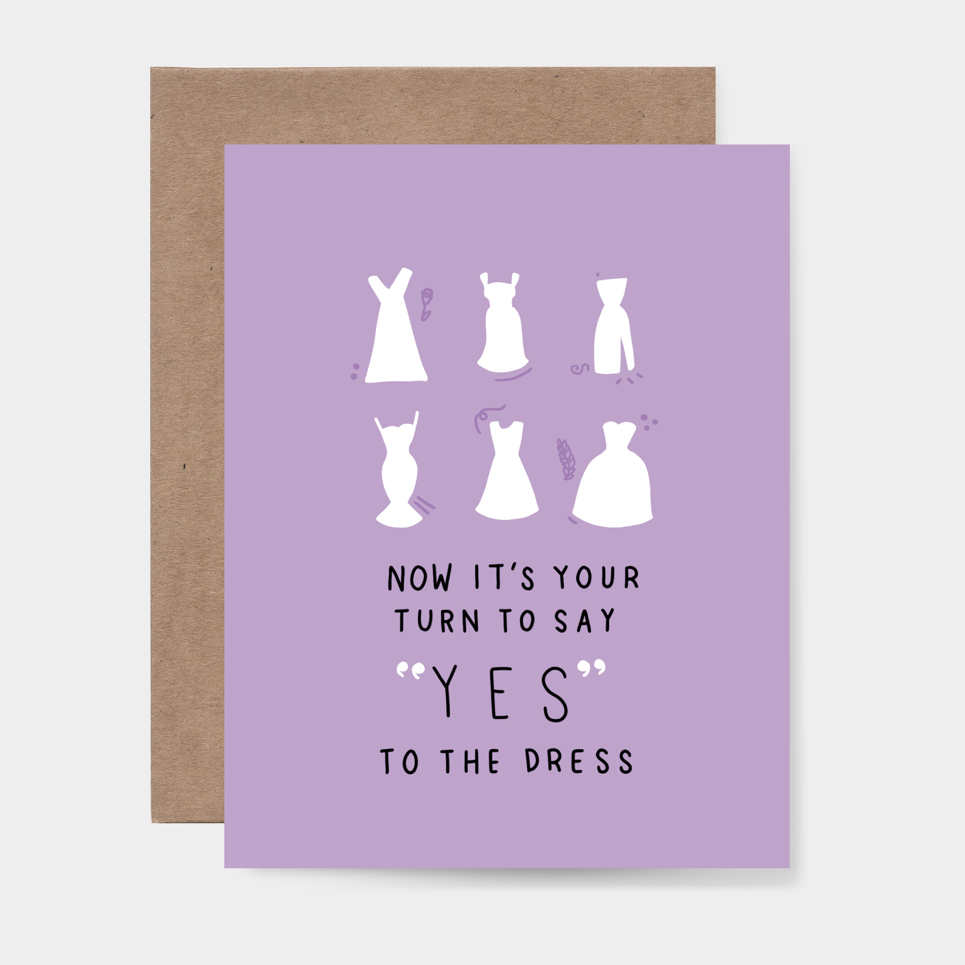 Bride to Be - Say Yes to the Dress Greeting Card
